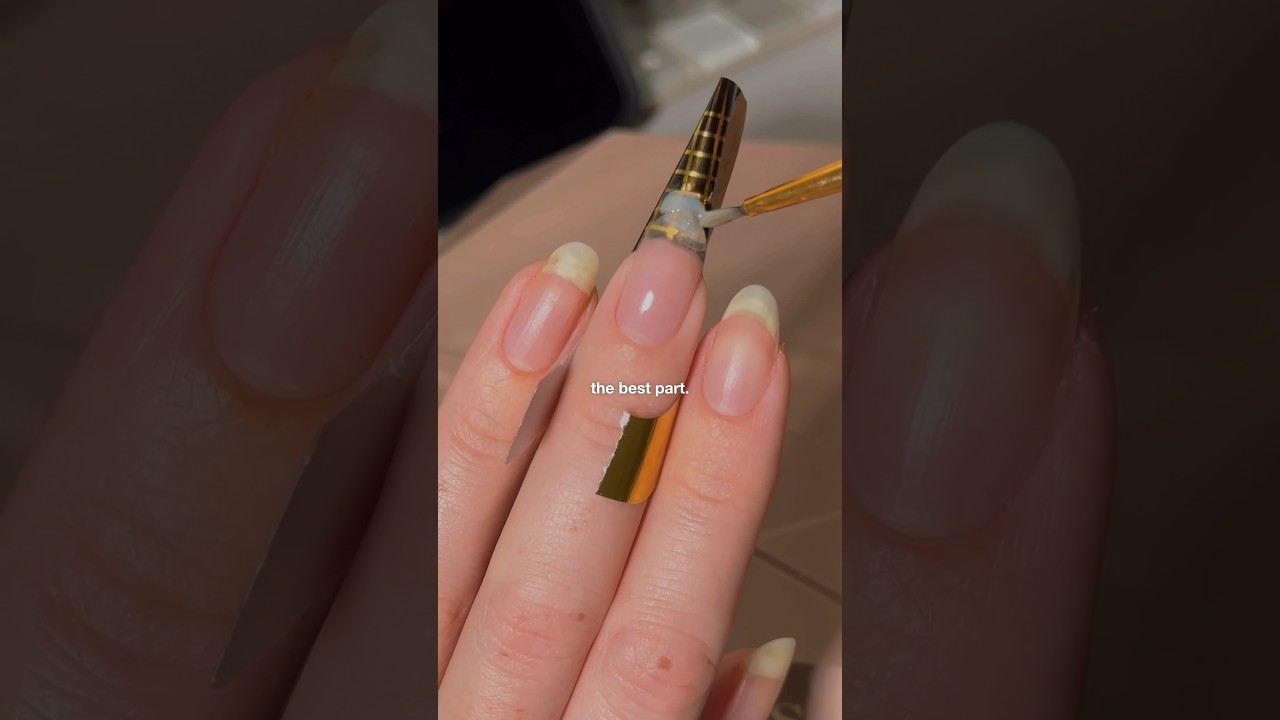 I can&rsquo;t believe this worked😧💅🏻#gelnails #nails #diynails #naturalnails #nailcare #thegraytergood
