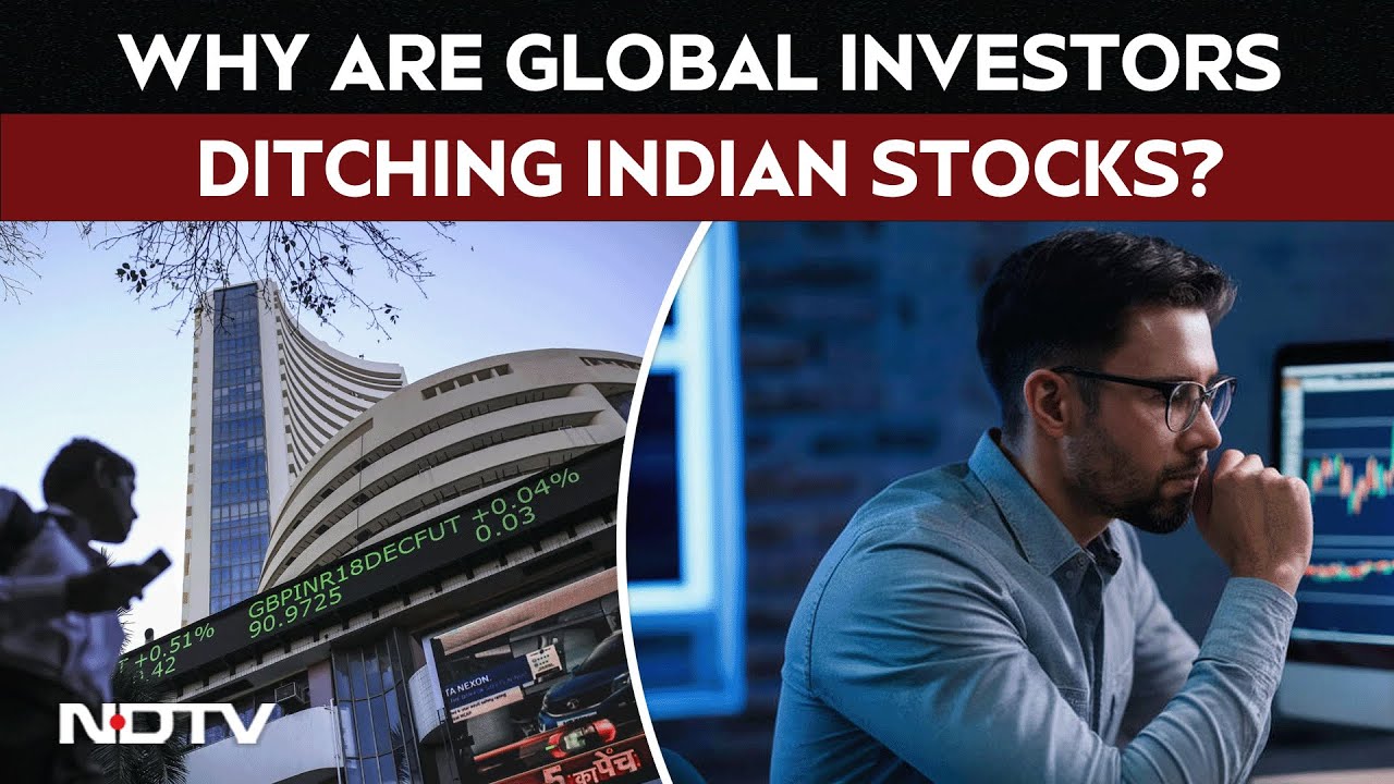 Indian Stock Markets News | Why Are Global Investors Ditching Indian Stocks?