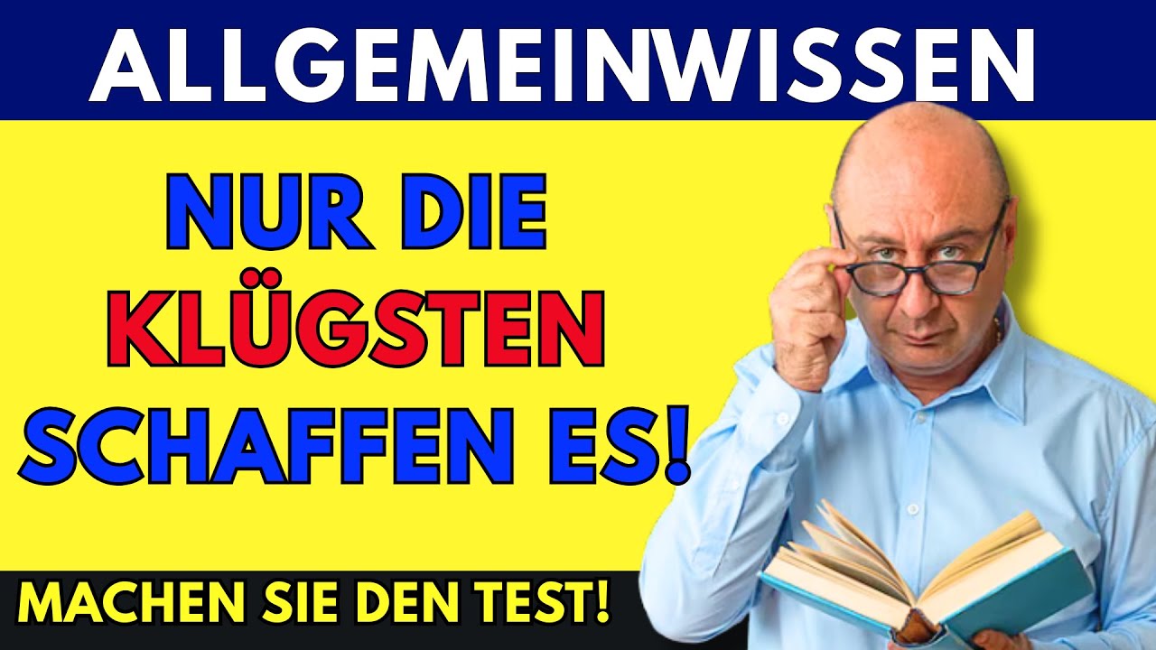 ✅50 Fragen -Nur die Besten bestehen – Bist du dabei? ✅ #quiz #breintest #fragen