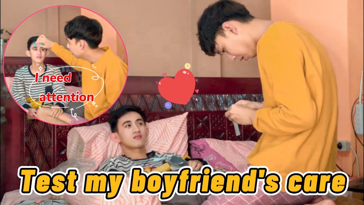 Test how much care my boyfriend when i'm sick || Not expect