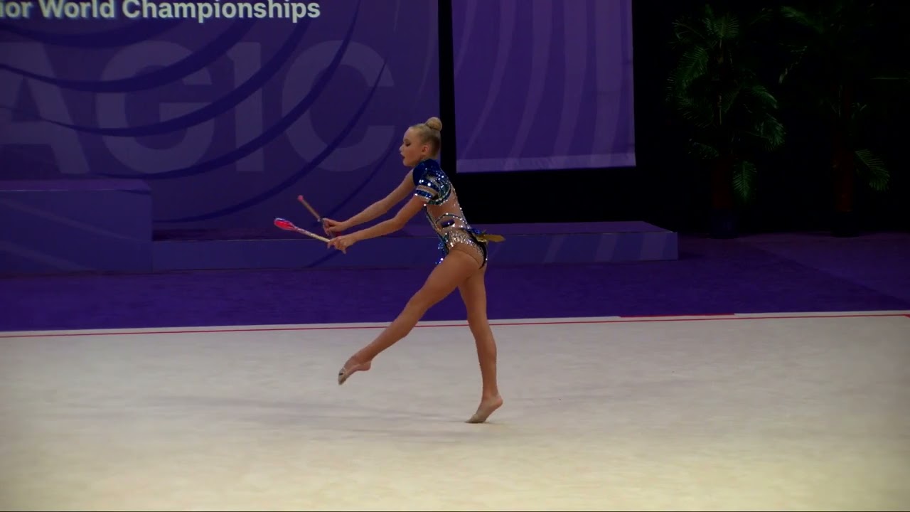JAKOVLEVA Sofia (EST) - 2023 Rhythmic Junior Worlds Qualifications CL Individual