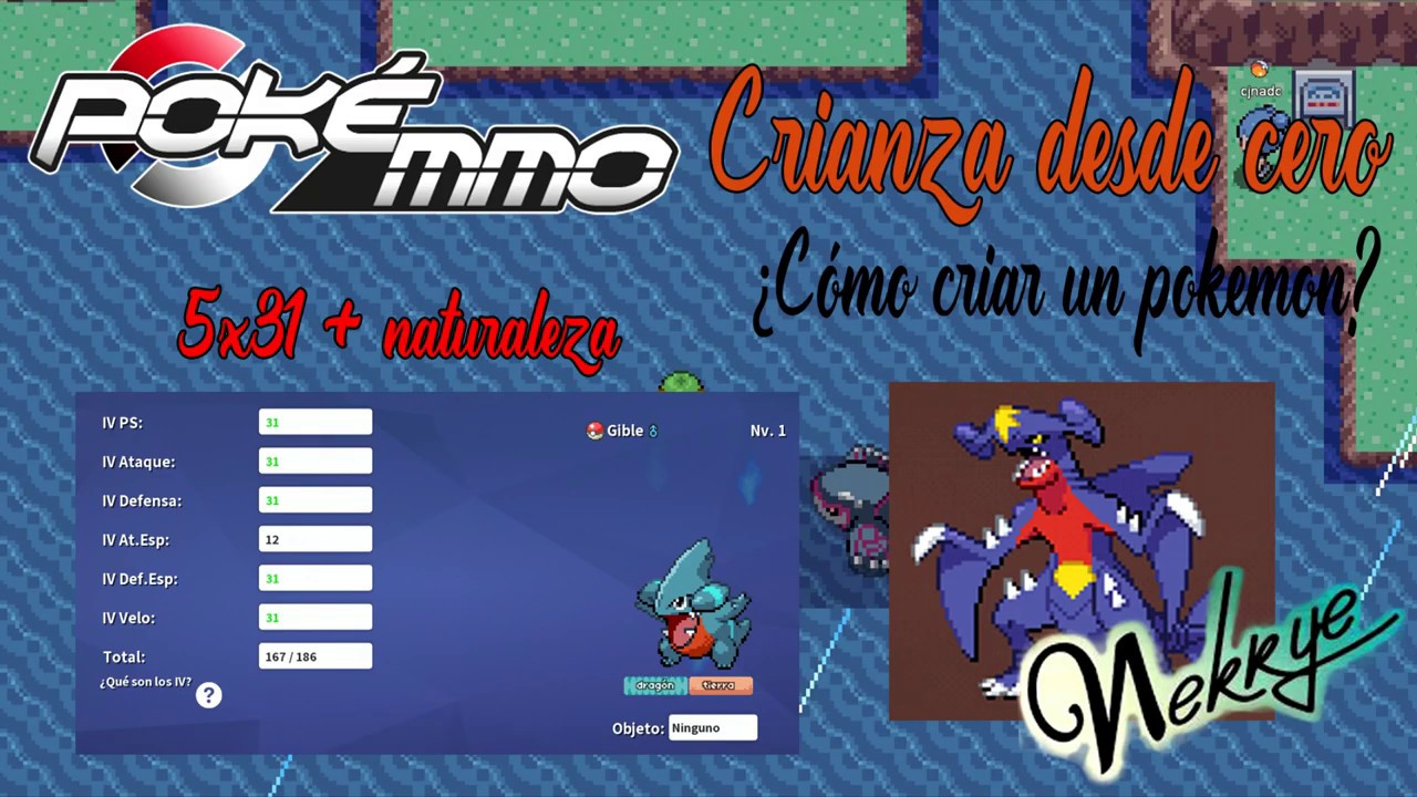 Criar un pokemon desde cero (Garchomp) - Pokemmo - Nekrye
