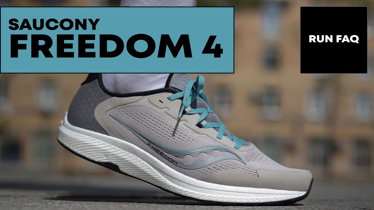 SAUCONY FREEDOM 4. Comfortable upper but minimal bottom, what's the balance?
