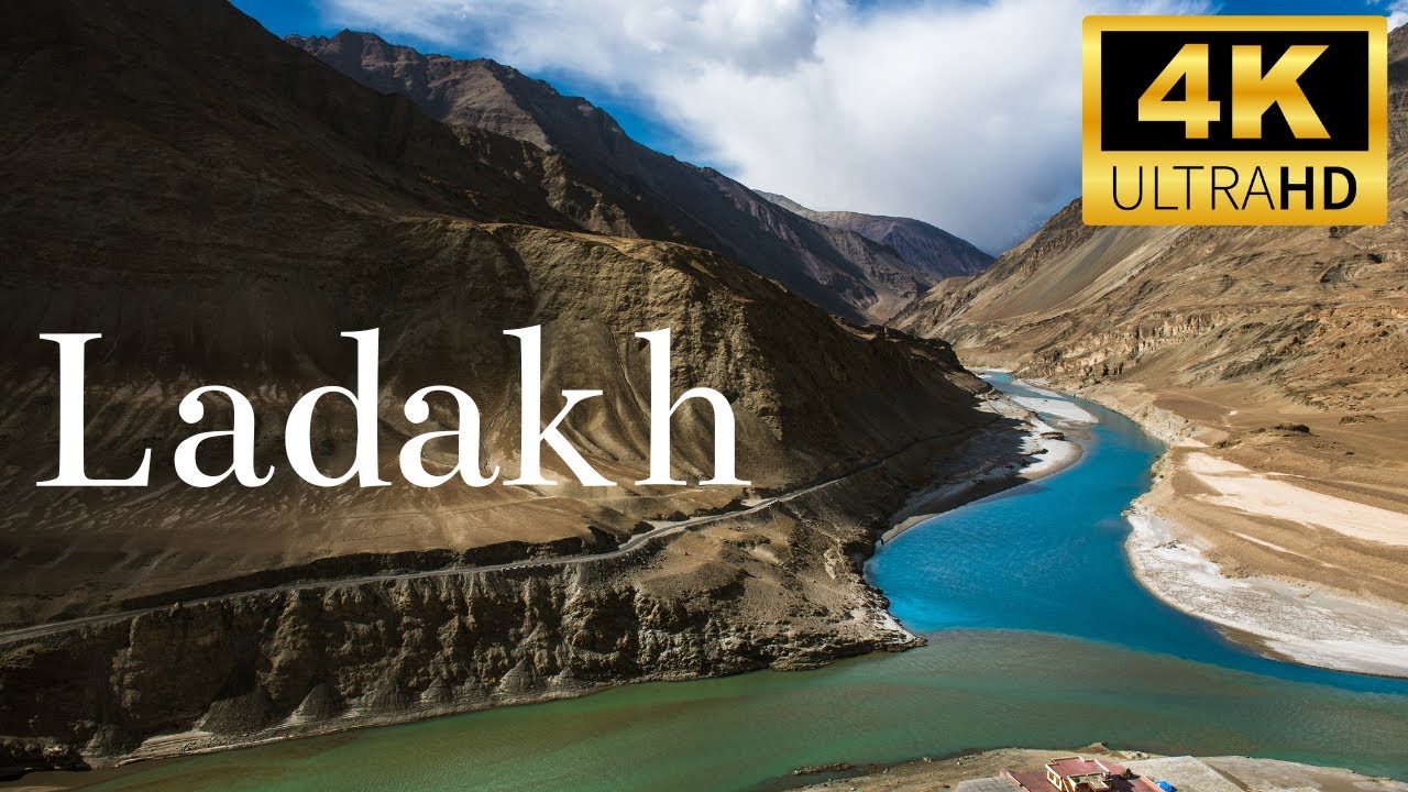 Ladakh 4K ULTRA HD  scenic Relaxation  Instrumental with calm music