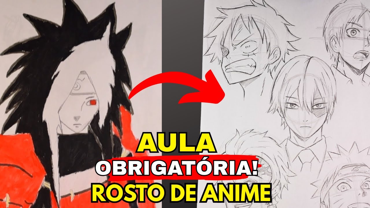 Como Desenhar ROSTO de Anime SEM ERRAR - Aula Obrigatória