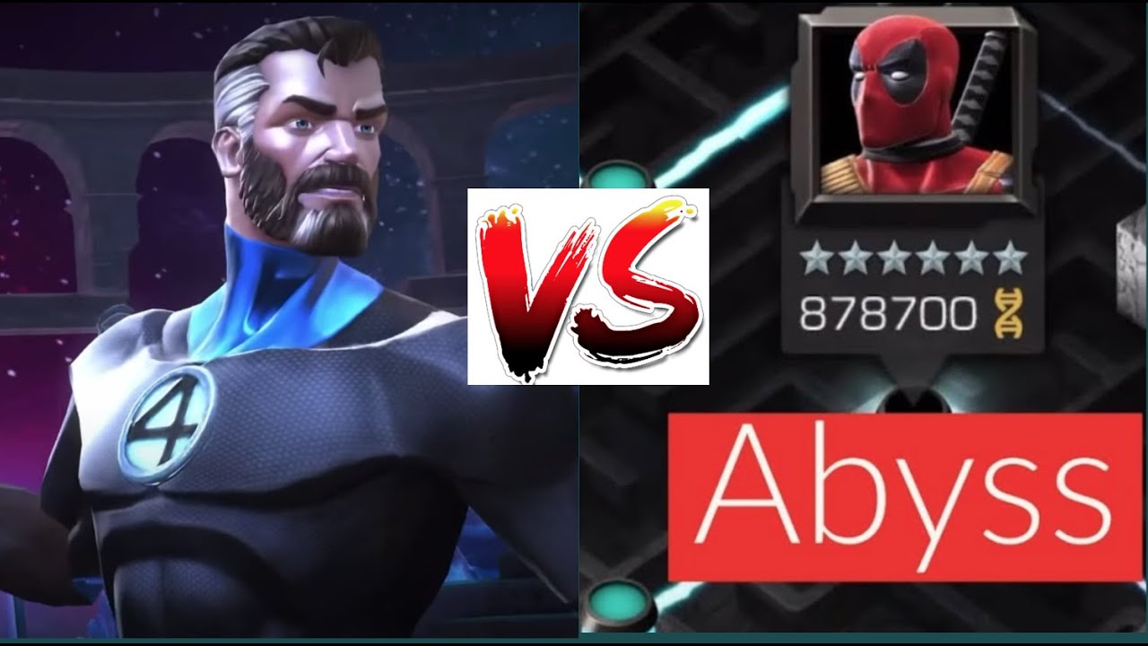 Mr. Fantastic vs Petrify Immune Abyss Deadpool