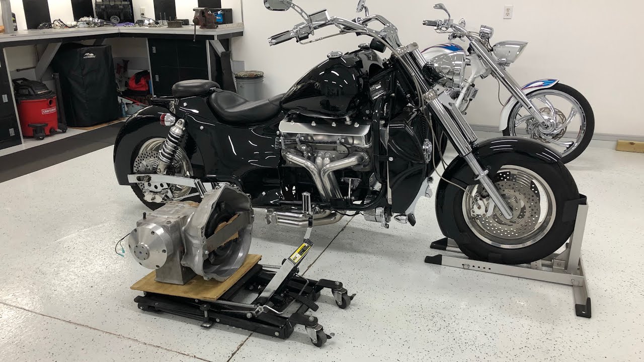 Boss Hoss tranny install, short version