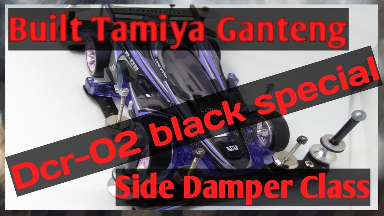 built tamiya side damper class Dcr-02 black special