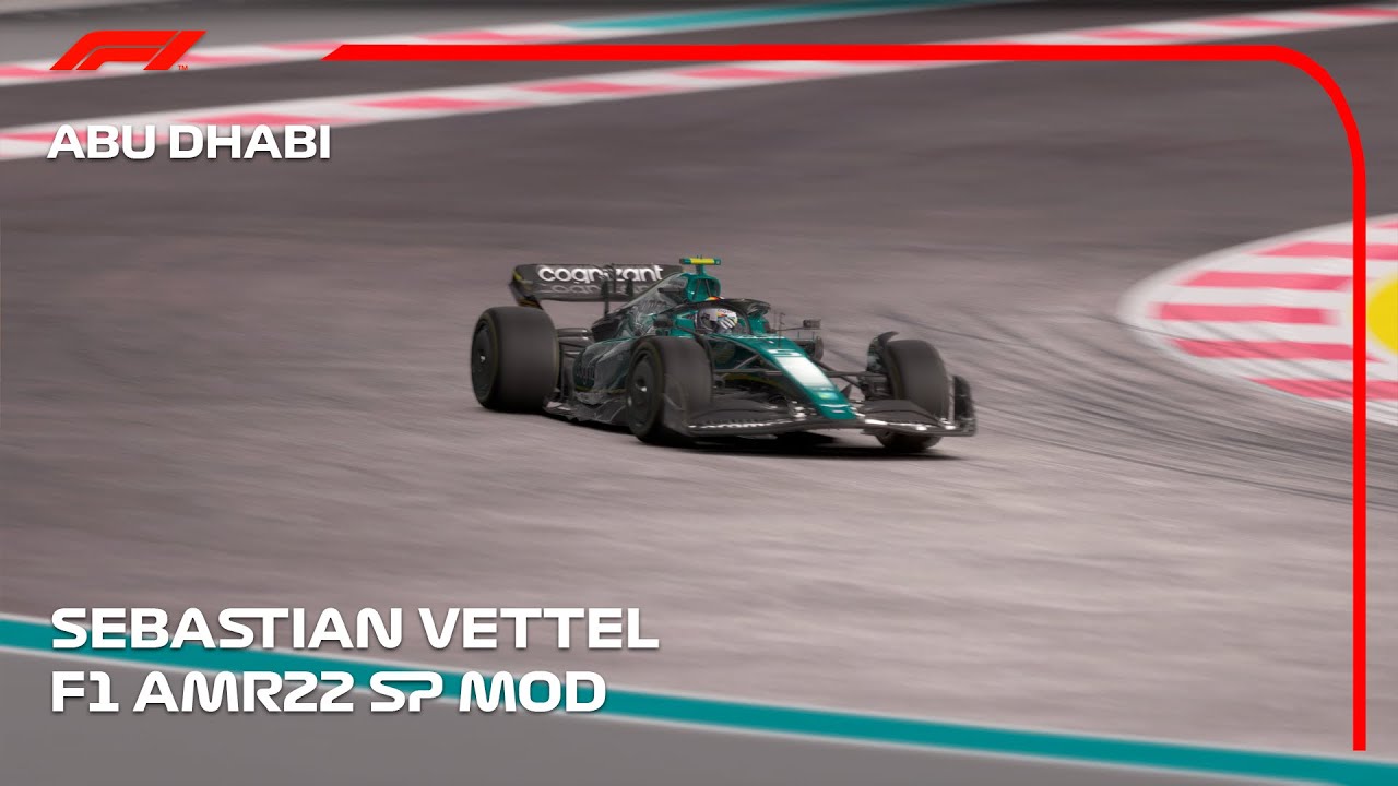 Sebastian Vettel F1 2022 AMR22 mod by SP Mod at Yas Marina (Abu Dhabi) 2022 - Assetto Corsa