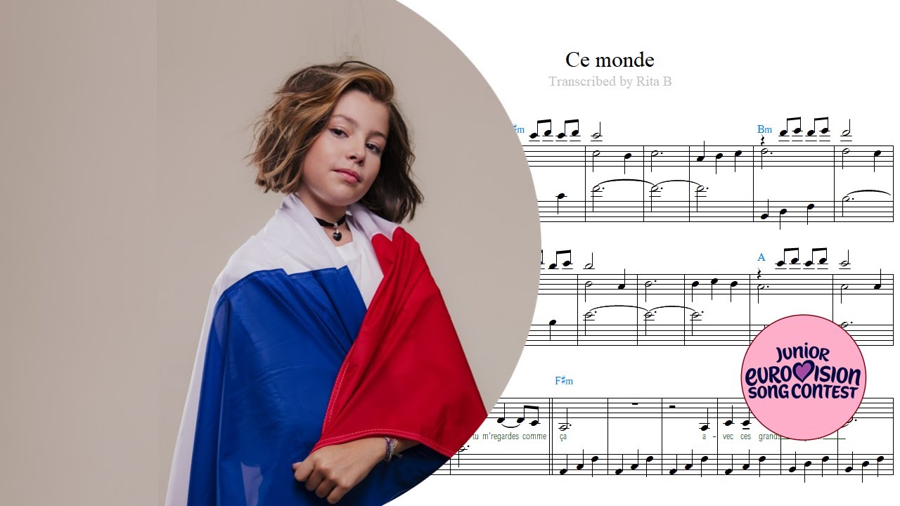 Lou Deleuze — Ce monde — Piano Sheet Music