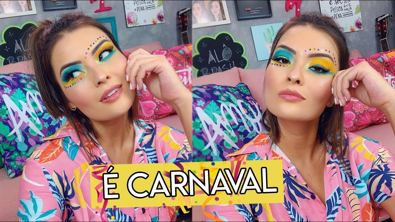 MAQUIAGEM FÁCIL E RÁPIDA PARA O CARNAVAL