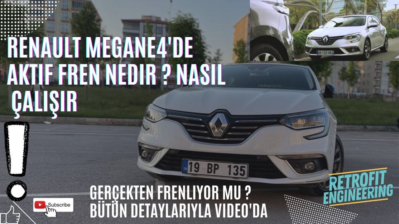 Renault Megane 4'de Aktif Fren Nedir ? Gerçekten Frenliyor mu ? (AEBS)
