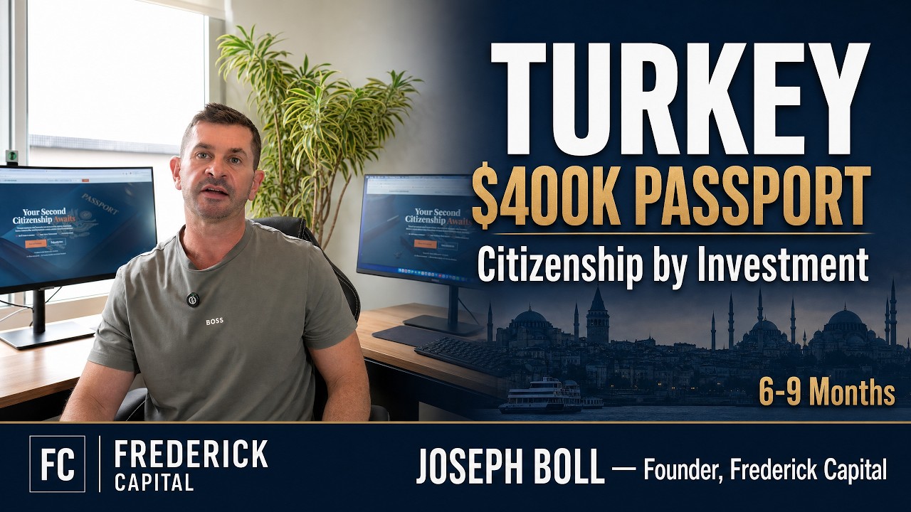 Turkey Citizenship by Investment &mdash; The $400K Passport You Need to Know About | Frederick Capital