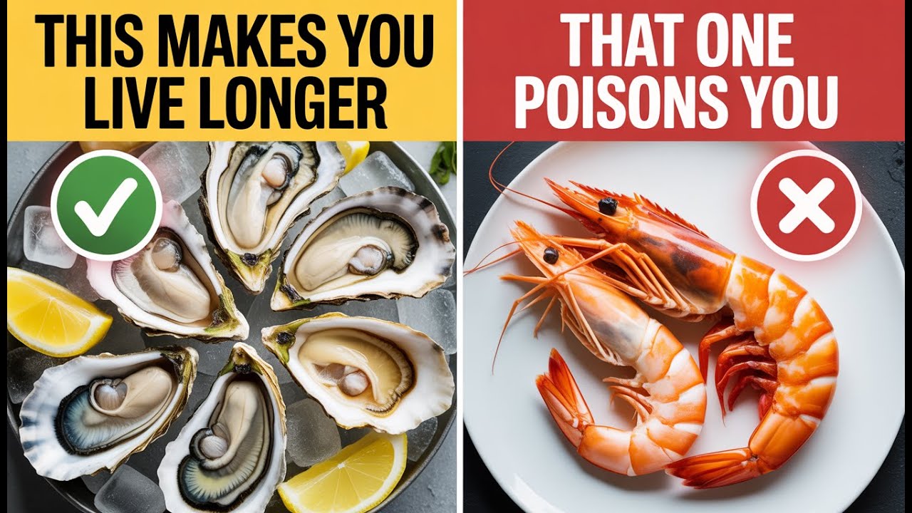 Over 60? 4 Seafoods to NEVER Eat & 4 Best Fish for Healthy Aging | Senior Health Guide