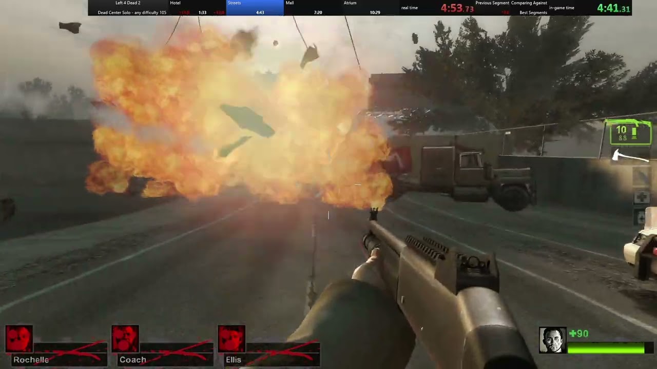 L4D2 - newest version  - Dead Center - any% speedrun walkthrough