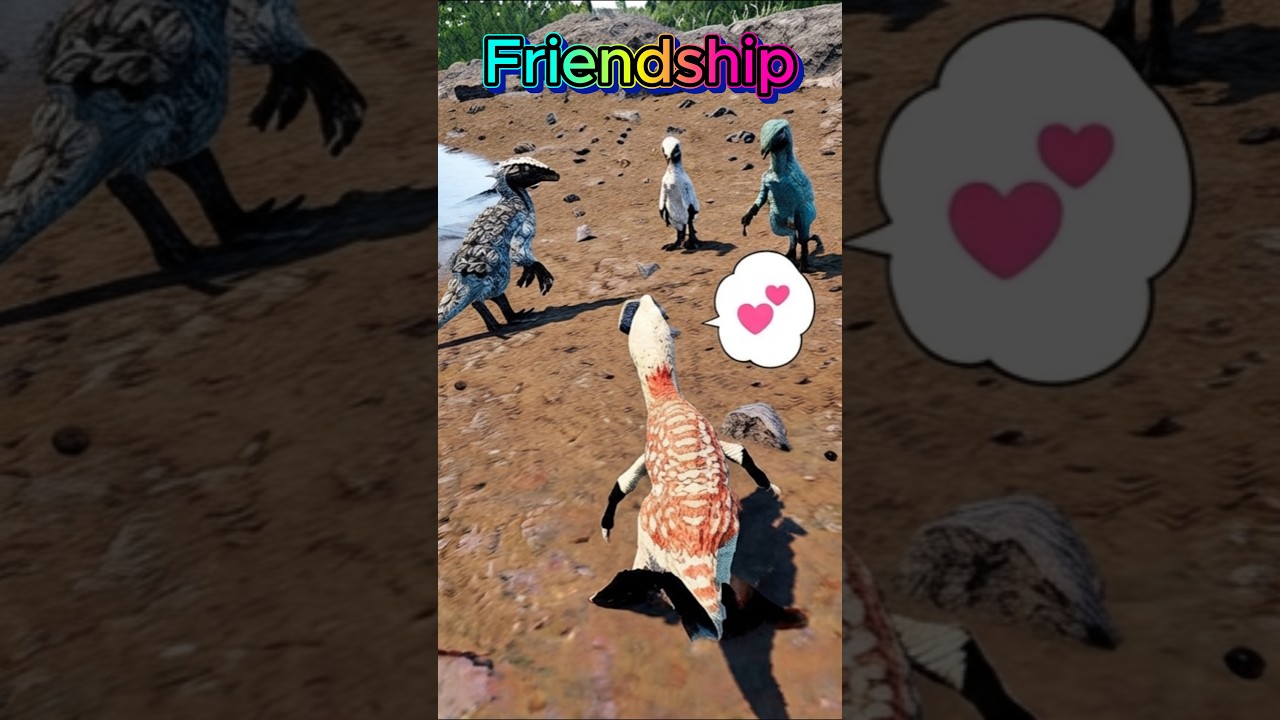 DINOSAUR FRIENDHIP BEIPIAOSAURUS & DEINOSUCHUS - THE ISLE EVRIMA #gaming #friends #gameplay