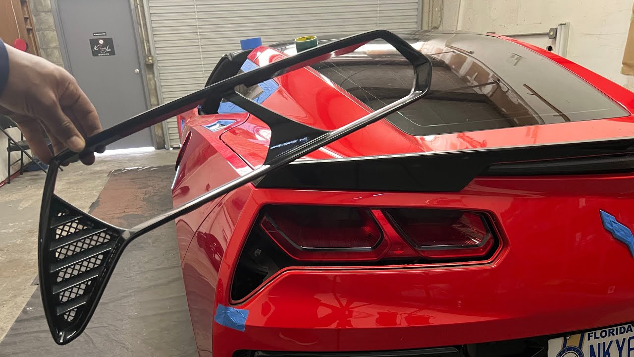 Removing the C7 Corvette tail light trim piece