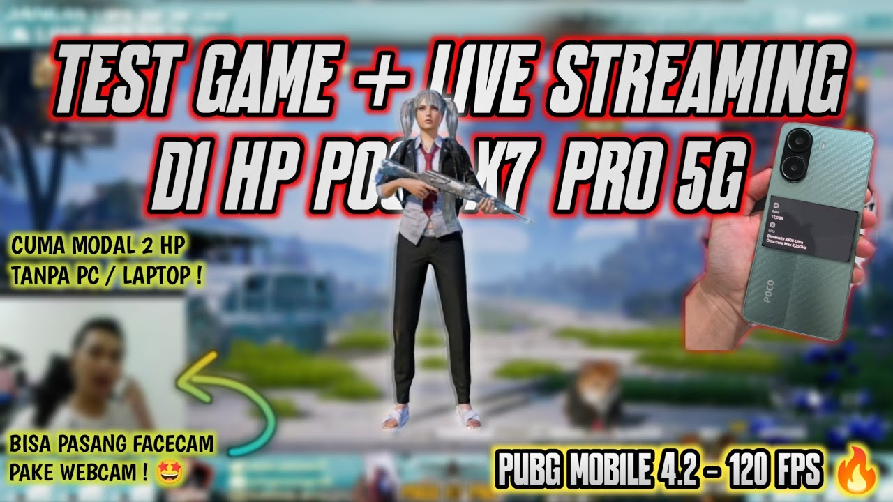 TEST GAME PUBG MOBILE + LIVE STREAM DI HP POCO X7 PRO 5G, GIMANA PERFORMANYA ⁉️ #pubgmobile #gaming 