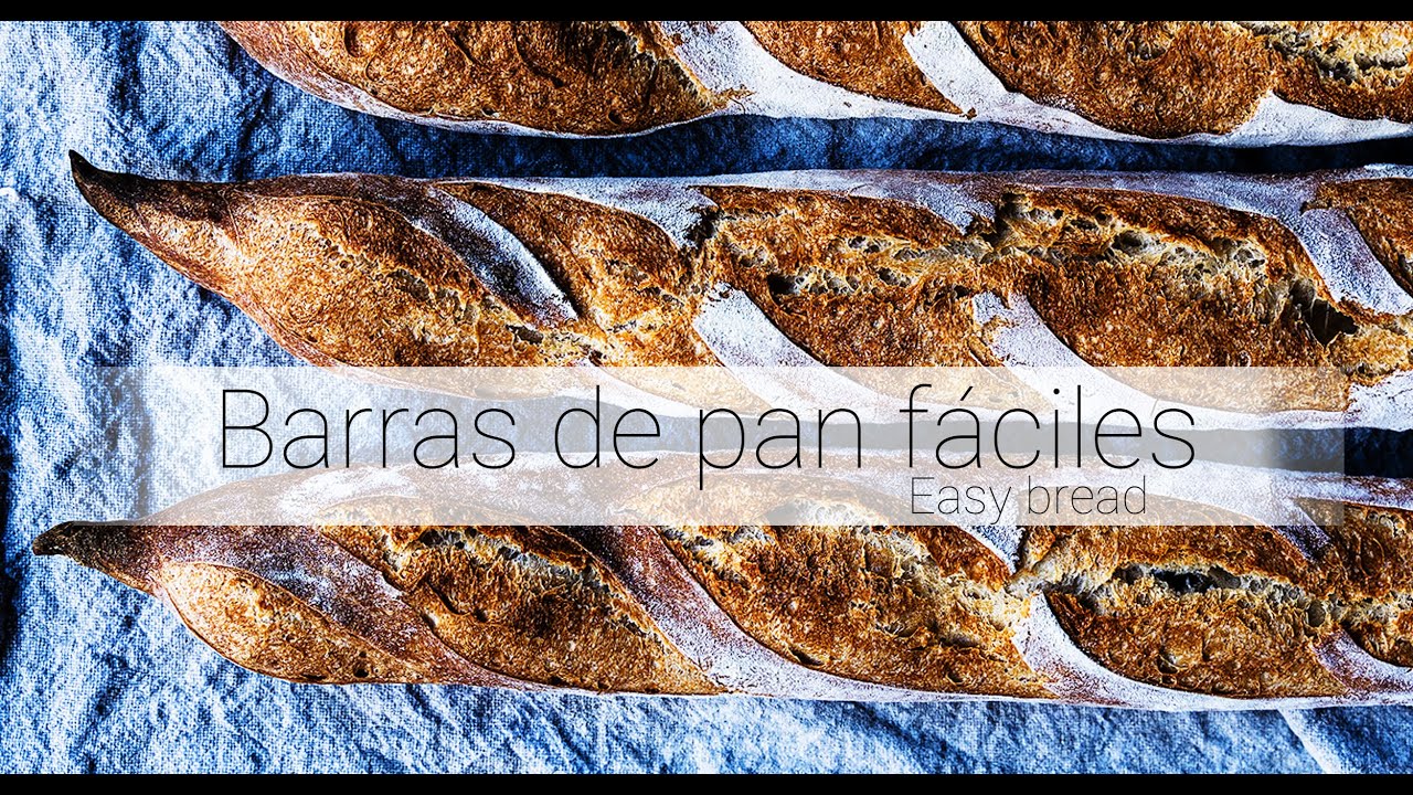Cómo hacer barras de pan fáciles - How to make easy bread