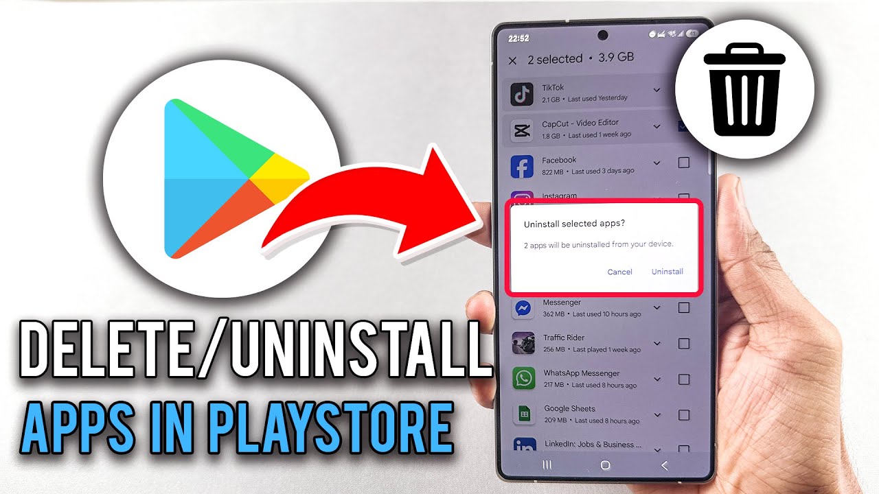 How to Delete Uninstall Apps in Google Playstore - 2026