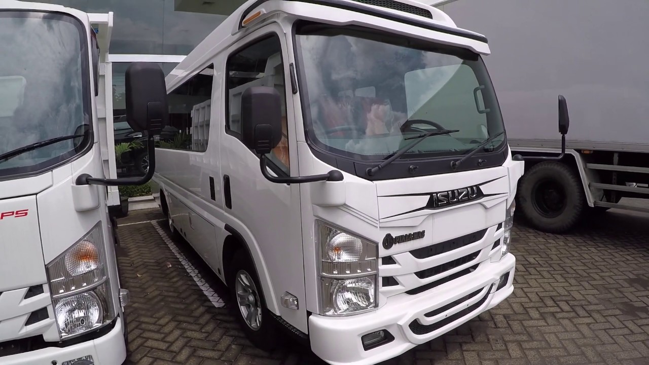 Microbus Isuzu ElF (GIGA) NLR55BLX Long 20 seat Piala Mas Ready Stock