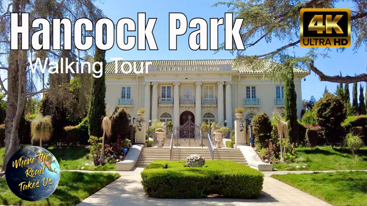 [4K] Los Angeles, California: Hancock Park Walking Tour - WITH CAPTIONS