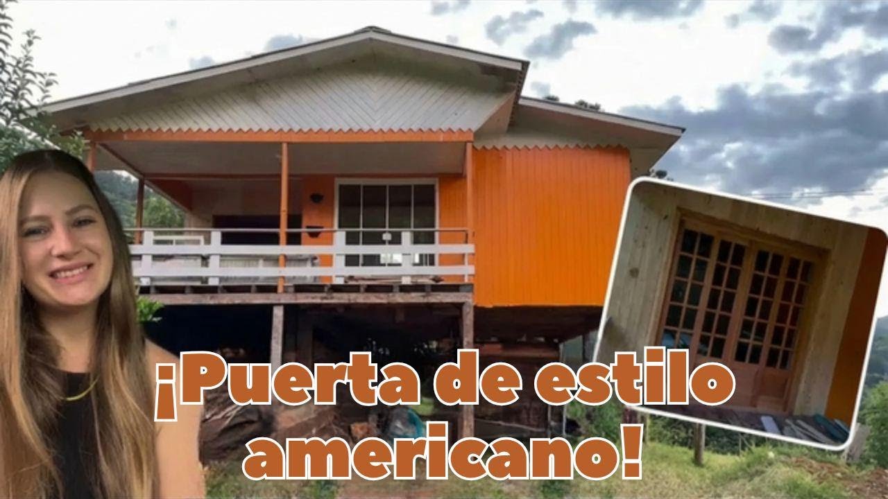 ¡Puertas estilo americano en mi casa de madera! Así quedó la reforma en el rancho