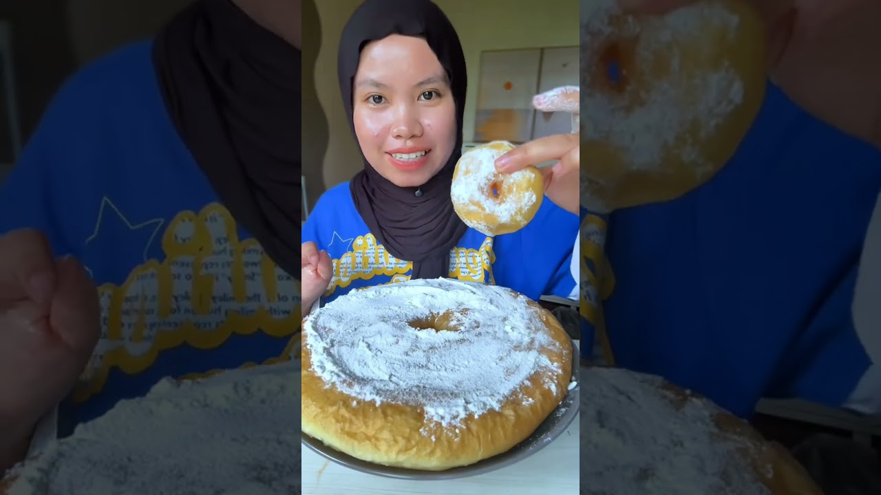 MUKBANG DONAT MEGALODON TERBESAR YUMMY BANGET 😍😋 | Kompilasi Donat Megalodon Ter-viral di tiktok!!