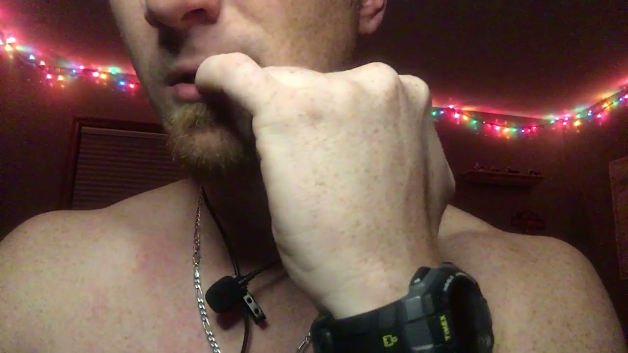 ASMR Biting fingernails and scratches