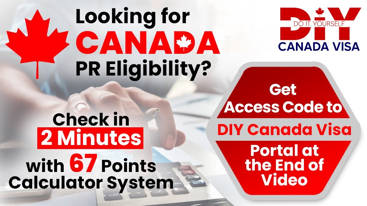 Demo on How to Check Eligibility for Canada PR | 67 Points Calculator | 6 Selection Factor