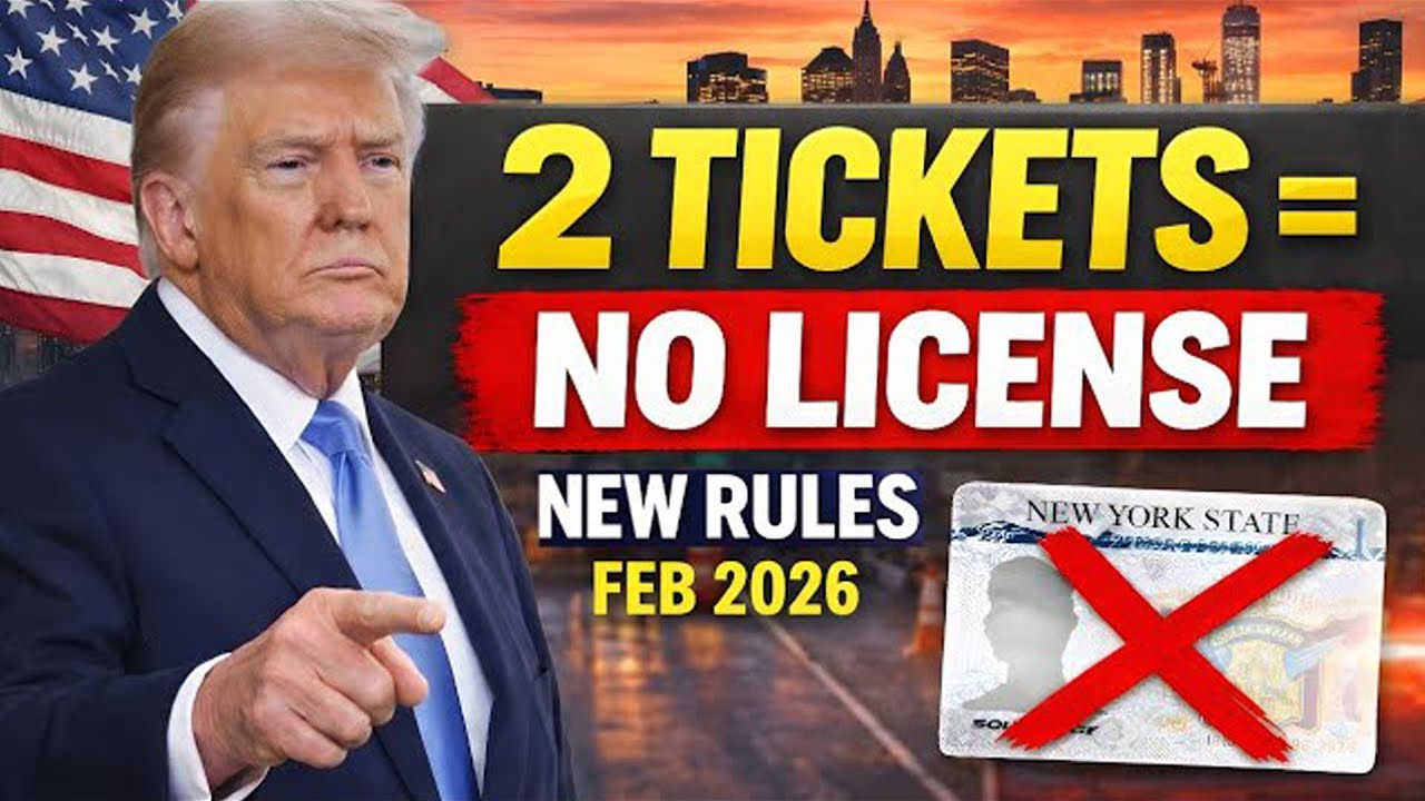 URGENT: NY Drivers Can Lose License With Just 2 Tickets (New Rules Feb 2026)
