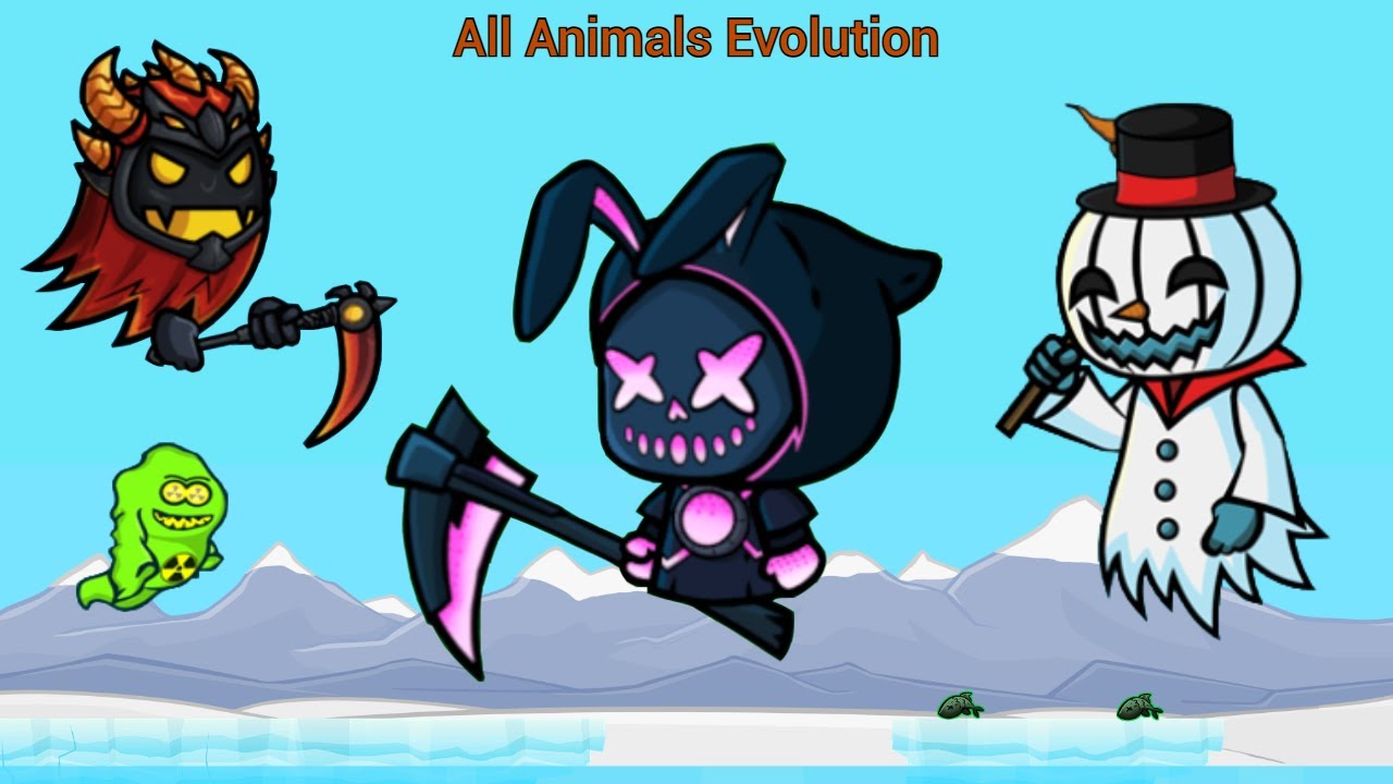 Easter Reaper Xmas Pumpkin Ghost And Dragon Lord Ghostly All Animals Evolution (EvoWorld.io)