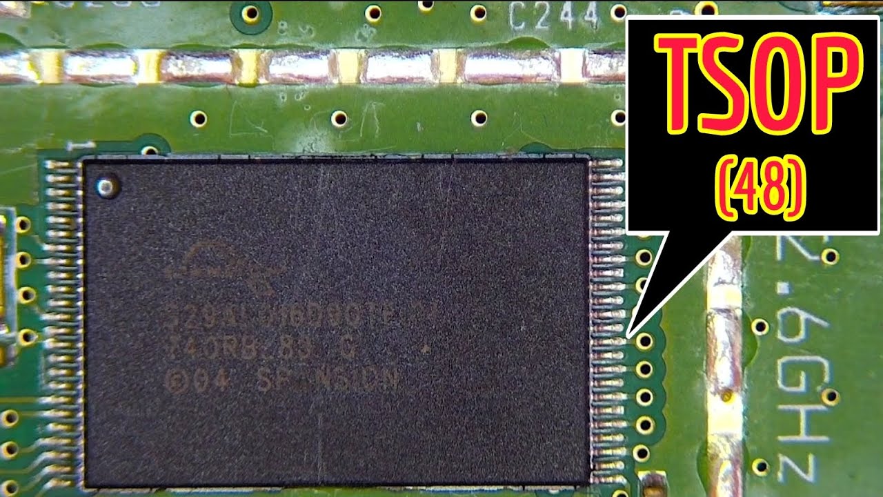 28 TSOP Type I (48) - Remove & Resolder