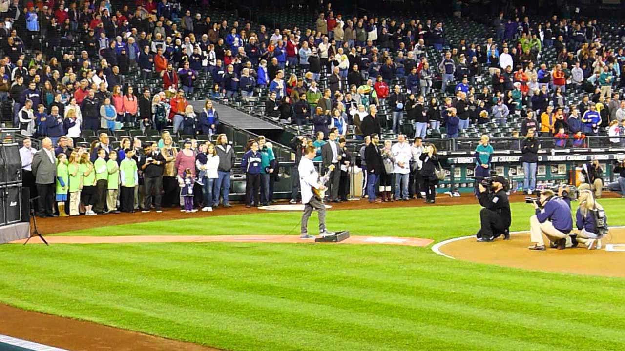 Mike McCready National Anthem 2012 -- Safeco Field