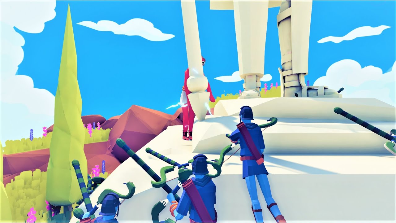 TOTALLY ACCURATE BATTLE SIMULATOR - Zeus Units Unleashed - Bonus Battles  Ancient Map TABS Gameplay
