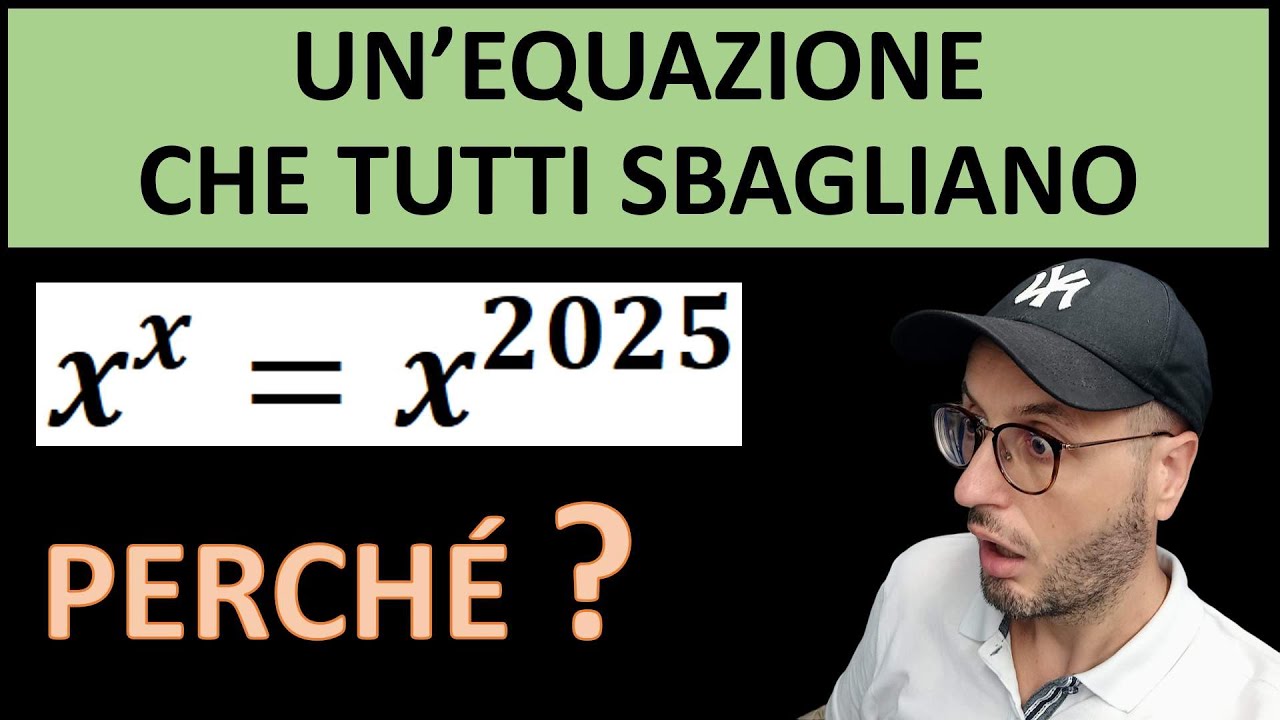 Un'equazione trascendente che tutti sbagliano, compresi ChatGPT e Photomath