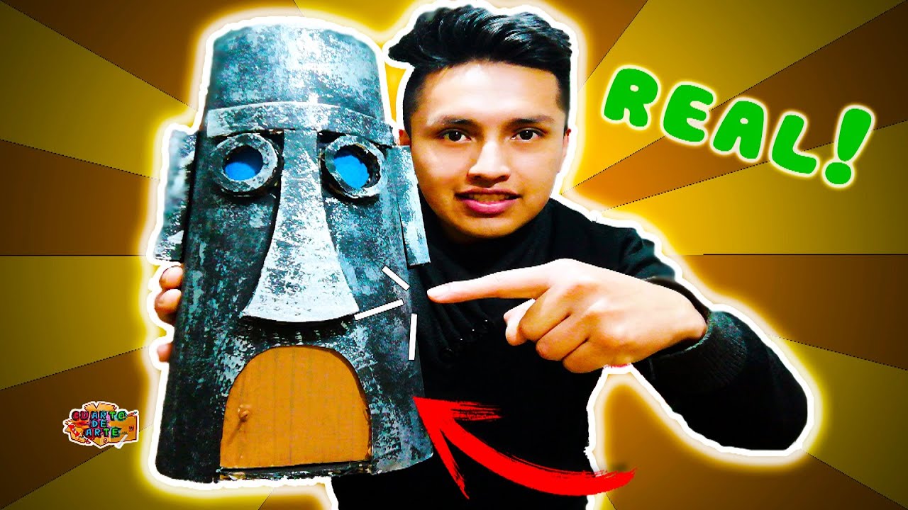 🏘️DIY / Hice a la casa de Calamardo / de seguro te gustara!!! 👍👍/ Cuarto de Arte