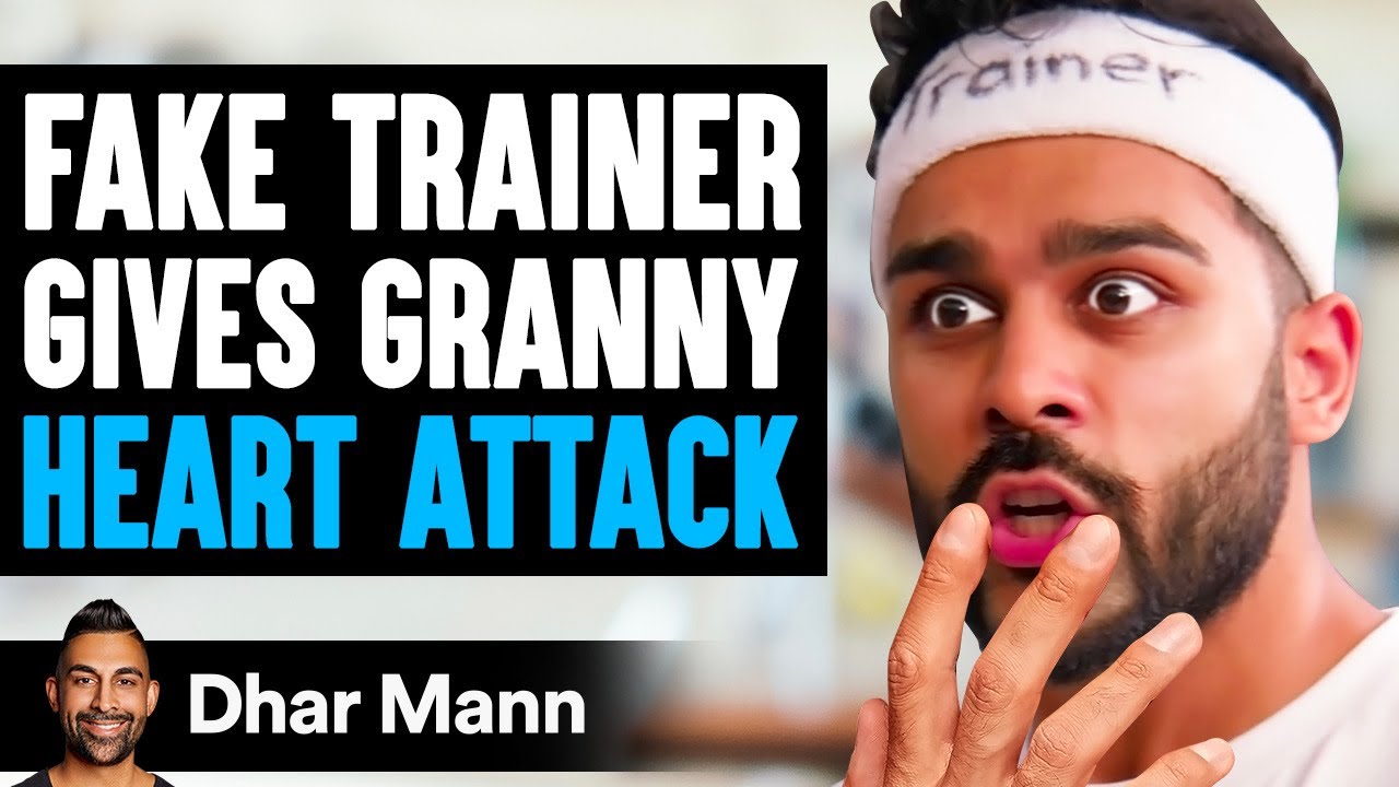 FAKE TRAINER вызывает у бабушки сердечный приступ при участии Адама Вахида | Dhar Mann