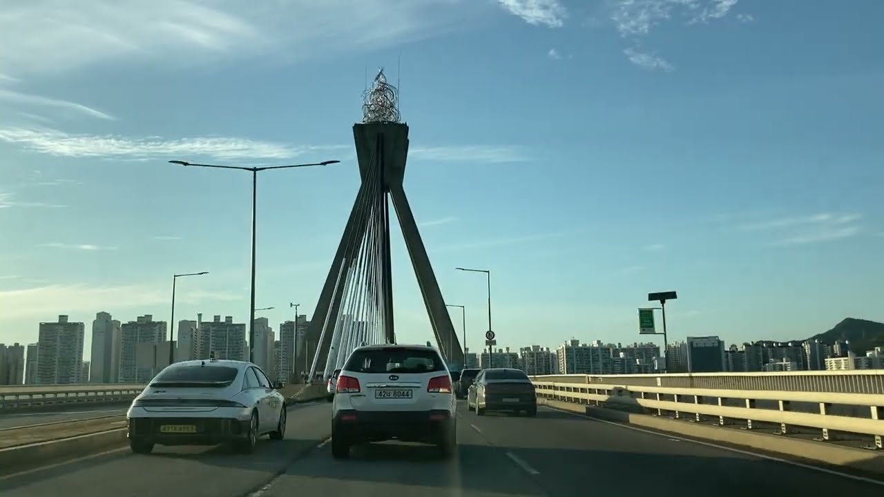 마천에서 동곡삼거리까지: 위례대로, 강동대로와 올림픽대교 이용 2025.09.11 [2x]