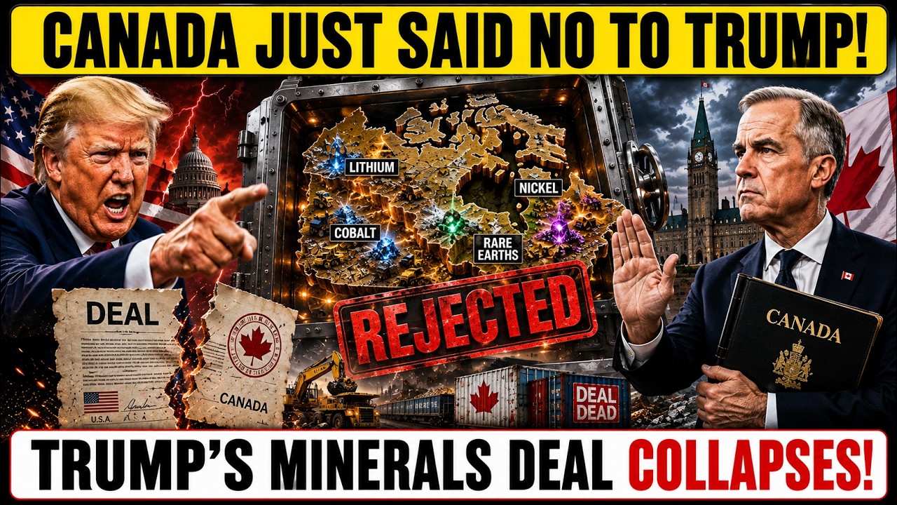 🚨 Trump Demanded Canada's Critical Minerals &mdash; Carney's 1-Word Answer Ended the Deal
