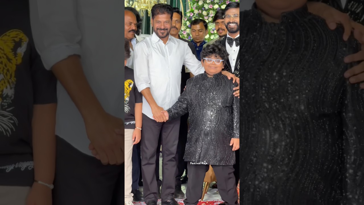 Cm Revanth Reddy Attended MLC Balmoor  Venkat Wedding #%#ytshorts