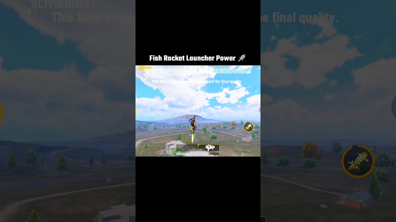 Fish Rocket Launcher 🚀 New Power 4.1 Update BGMI/PUBG #shorts #pubgmobile #bgmi #darrowgaming