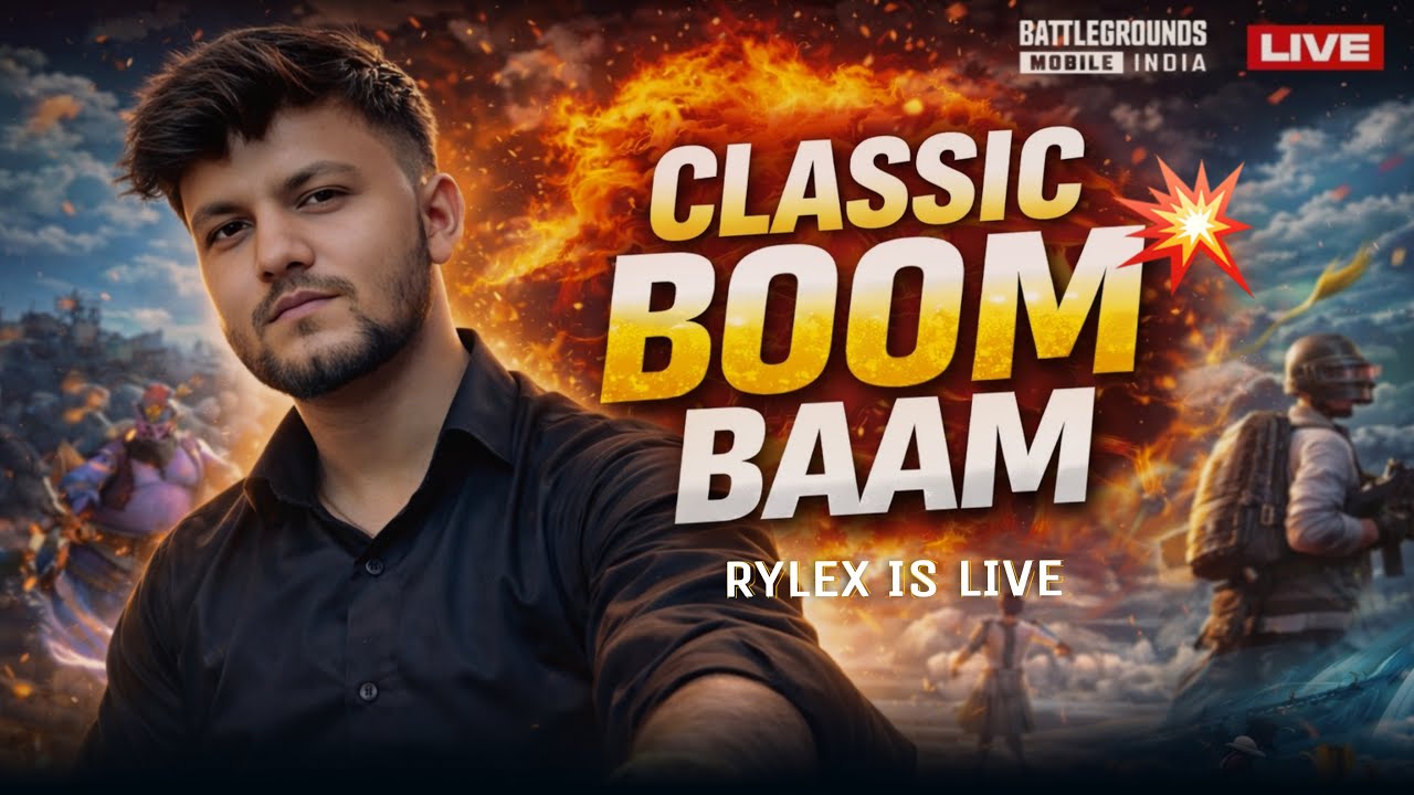 FAAAAAAH GAMEPLAY IN CLASSIC | RUSH GAMEPLAY | RYLEX IS LIVE | BGMI LIVE