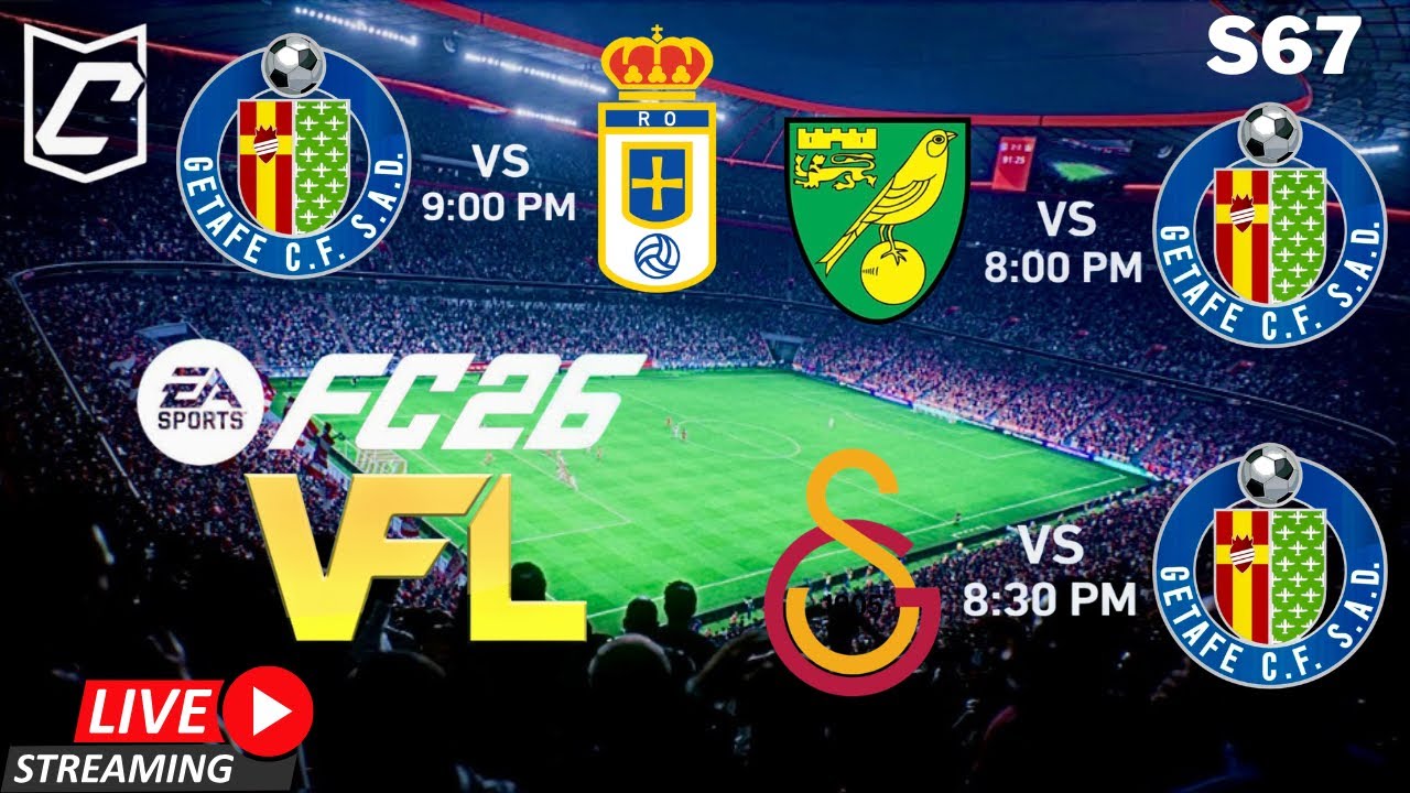 EAFC 26 Pro Clubs - FIFA VFL Getafe Matchday Day 8 11vs11 Competition