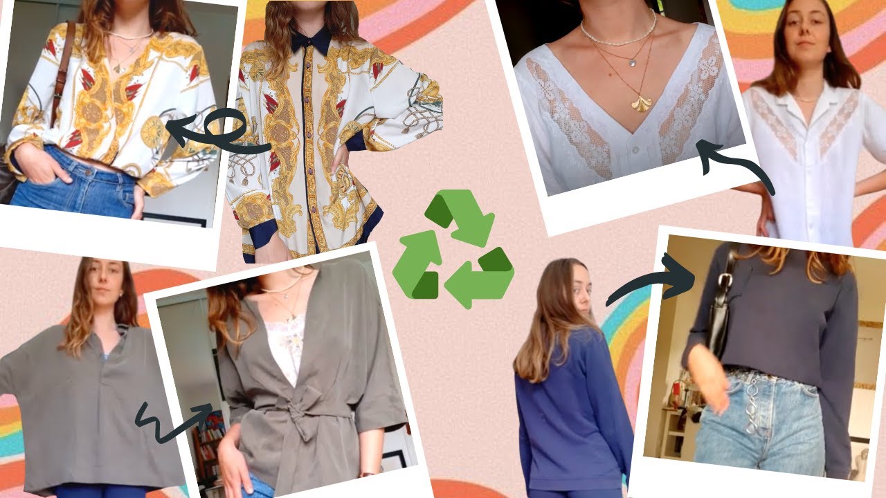 COMMENT RECYCLER SES VÊTEMENTS [ SANS MACHINE À COUDRE ] II Marion Louisa