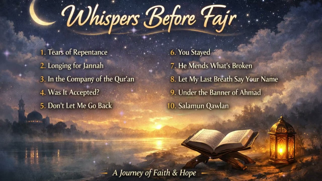 Whispers Before Fajr 🌙 Emotional Ramadan Nasheed Album | English & Arabic Islamic Spiritual Songs