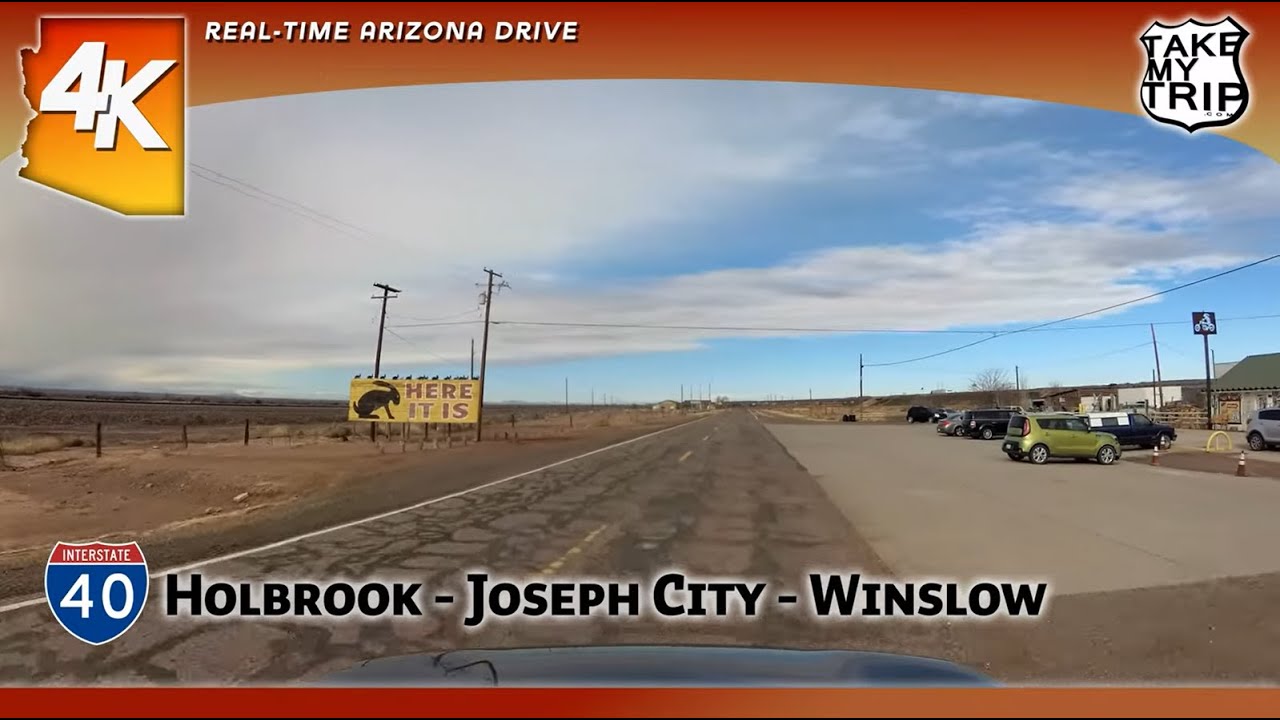 Here It Is!  Jackrabbit Trading Post, and the drive from Holbrook to Winslow on Interstate 40 US 66