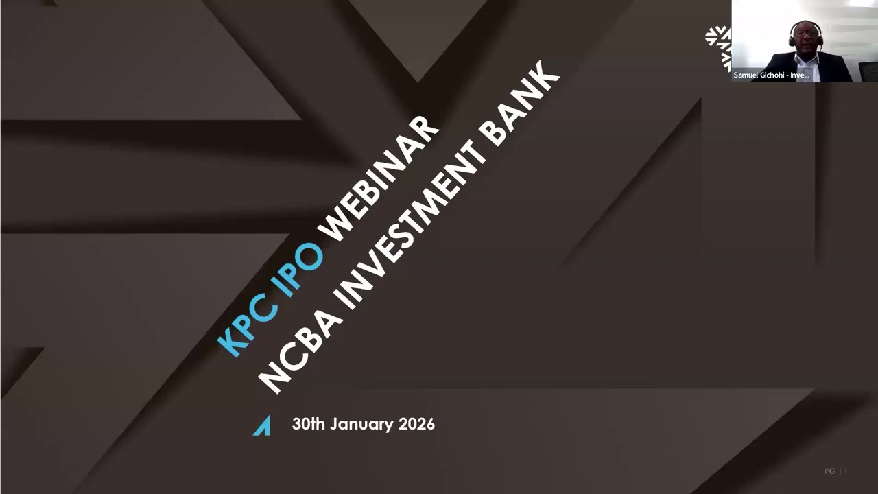 KPC IPO Webinar | NCBA Investment Bank
