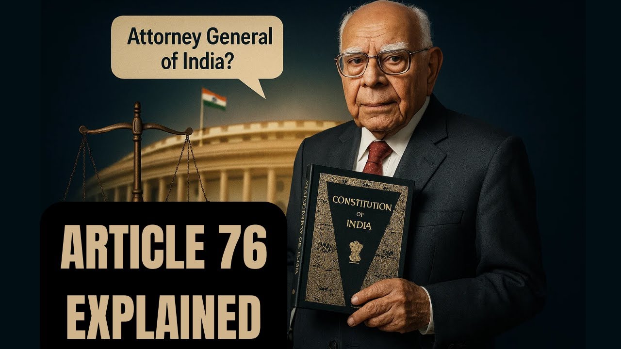 Article 76 Explained | Attorney General of India | Powers, Role & Appointment | Your Law Buddy