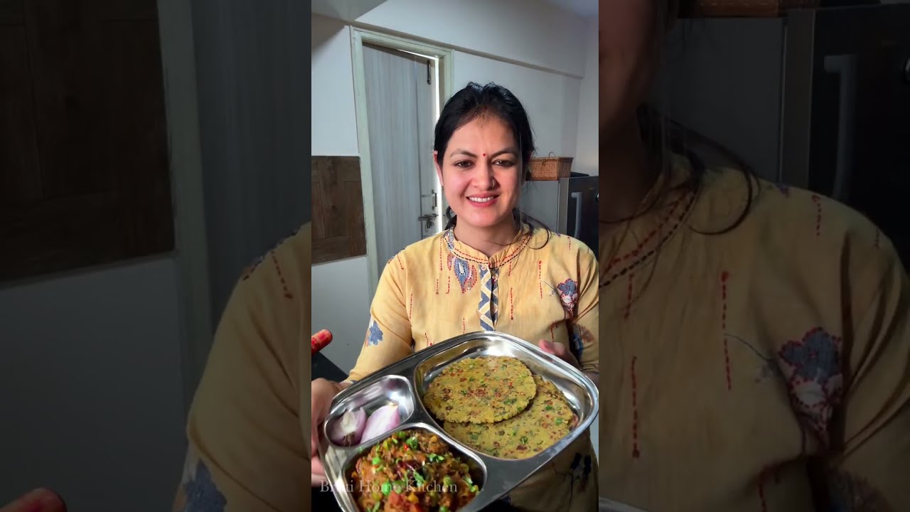 Baigan bharta & Masala Jawar Bhakhri |सब बोलते है, इतना खा कर भी मोटी क्यो नही होती ??😅